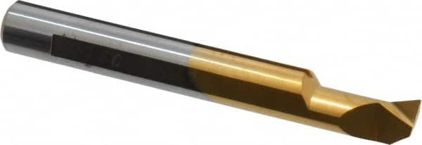 Carmex - 0.32" Min Bore Diam, 0.59" Max Bore Depth, 8mm Shank Diam, Profile Boring Bar - 0.008" Corner Radius, Right Hand Cut, Solid Carbide, Bright Finish - Exact Industrial Supply