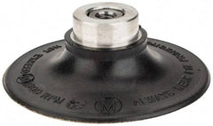 Standard Abrasives - 3" Diam Quick-Change Type R Disc Backing Pad - 1/4" Shank Diam, Medium Density, 20,000 RPM, Lockit Compatible - Benchmark Tooling