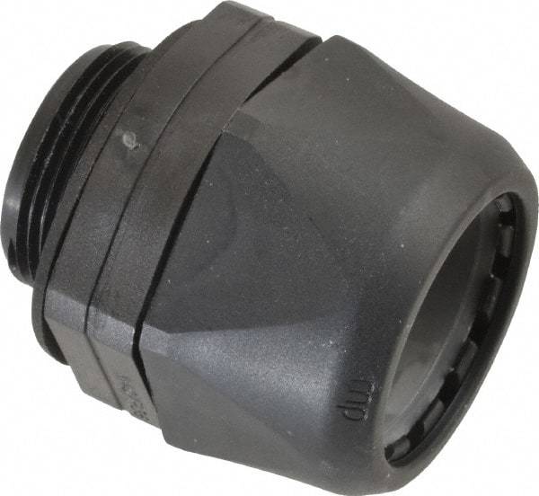 Murrplastik - 1-1/4" Trade, Nylon Compression Straight Liquidtight Conduit Connector - Noninsulated - Benchmark Tooling