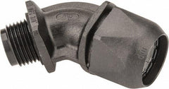 Murrplastik - 3/8" Trade, Nylon Compression Angled Liquidtight Conduit Connector - Noninsulated - Benchmark Tooling