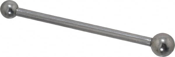 SPI - 1/4" Head Diam, 3/8" Shank, Single End, Mechanical Center Finder - Ball Contact - Benchmark Tooling