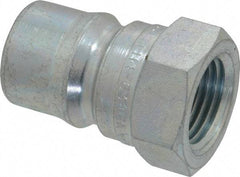 Parker - 1/2 NPTF Steel Hydraulic Hose Female Pipe Thread Nipple - 4,000 psi - Benchmark Tooling