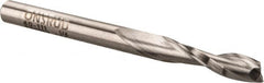 Onsrud - 1/4" Cutting Diam x 1" Length of Cut, 2 Flute, Upcut Spiral Router Bit - Uncoated, Right Hand Cut, High Speed Steel, 3" OAL x 1/4" Shank Diam, Double Edge, 19 to 32° Helix Angle - Benchmark Tooling