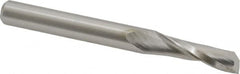 Onsrud - 5/16" Cutting Diam x 1" Length of Cut, 1 Flute, Upcut Spiral Router Bit - Uncoated, Right Hand Cut, High Speed Steel, 3" OAL x 5/16" Shank Diam, Single Edge, 19 to 32° Helix Angle - Benchmark Tooling