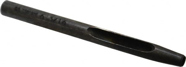 Made in USA - 3/16" Hollow Punch - 4" OAL, Steel - Benchmark Tooling