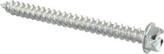 Value Collection - #12 Hex Washer Head Slotted Sheet Metal Screw - Steel, 2-1/2" Length Under Head, Grade 2 - Benchmark Tooling