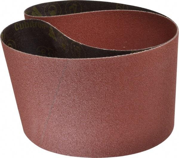 3M - 6" Wide x 48" OAL, 60 Grit, Ceramic Abrasive Belt - Ceramic, Medium, Coated, YN Weighted Cloth Backing, Wet/Dry, Series 963G - Benchmark Tooling