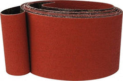 3M - 3" Wide x 132" OAL, 60 Grit, Ceramic Abrasive Belt - Ceramic, Medium, Coated, YF Weighted Cloth Backing, Wet/Dry, Series 777F - Benchmark Tooling