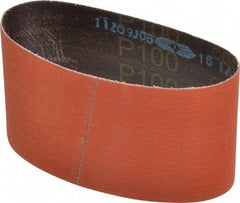 3M - 3-1/2" Wide x 15-1/2" OAL, 100 Grit, Ceramic Abrasive Belt - Ceramic, Fine, Coated, Y Weighted Cloth Backing, Wet/Dry, Series 777F - Benchmark Tooling