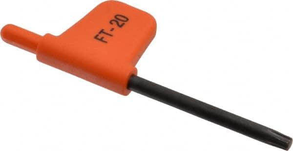 Kennametal - T20 Torx Drive, Flag Handle Driver for Indexable End Mills - Compatible with Insert Screws - Benchmark Tooling