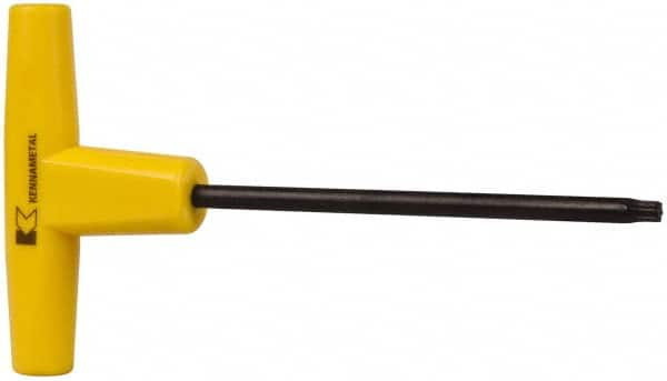 Kennametal - T25 Torx Drive, T Handle Driver for Indexable Slotting Cutter - Compatible with Cartridge Screws - Benchmark Tooling