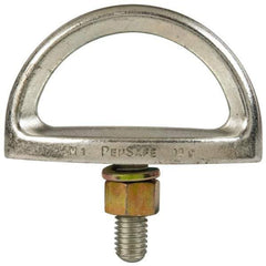 Miller - 1-1/4" Eye Length, Fixed D-Bolt Anchor - Steel - Benchmark Tooling
