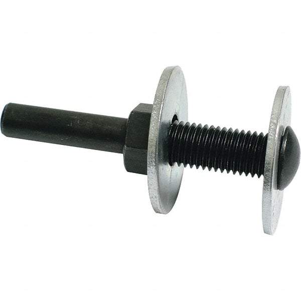 Dynabrade - 1/4" Max Diam, Abrasive Disc Mandrel - 1/4" Shank Diam - Benchmark Tooling