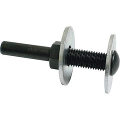 Dynabrade - 1/4" Max Diam, Abrasive Disc Mandrel - 1/4" Shank Diam - Benchmark Tooling