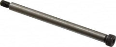 Value Collection - 5/16" Shoulder Diam x 4" Shoulder Length, 1/4-20 UNC, Hex Socket Shoulder Screw - 4140 Alloy Steel, Uncoated, 7/32" Head Height x 7/16" Head Diam - Benchmark Tooling