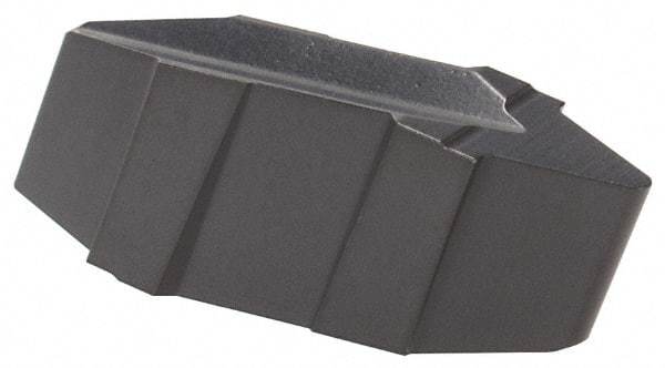 Iscar - 43561GPV Grade IC428, 4.03mm Cutting Width Carbide Grooving Insert - 3.42mm Max Depth of Cut, Neutral, 0.45mm Corner Radius, Al2O3 Finish - Benchmark Tooling