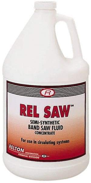 Relton - Rel Saw, 55 Gal Drum Sawing Fluid - Semisynthetic, For Cleaning - Benchmark Tooling