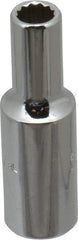 Proto - 3/8" Drive, Deep Hand Socket - 12 Point, 2" OAL, Chrome Finish - Benchmark Tooling