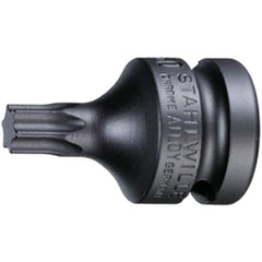 Impact Hex & Torx Bit Sockets; Drive Size: 1/2 in; Hex Size (Inch): 1/2 in; Torx Size: T40; Bit Length (Decimal Inch): 0.6600; Overall Length: 1.57; Overall Length (Inch): 1.57 in; Material: Steel; Finish: Gunmetal; Insulated: No; Non-sparking: No; Tether