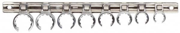 Proto - 8 Piece Flare Nut Crowfoot Wrench Set - 5/8 to 1-1/16", with Clip Rail - Benchmark Tooling