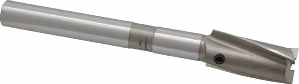 Cleveland - 3/4" Diam, 1/2" Shank, Diam, 3 Flutes, Straight Shank, Interchangeable Pilot Counterbore - Benchmark Tooling