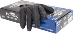 SHOWA - Size L, 4 mil, Industrial Grade, Powder Free Nitrile Disposable Gloves - Exact Industrial Supply