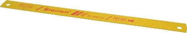 Starrett - 14" Long, 10 Teeth per Inch, Bi-Metal Power Hacksaw Blade - Toothed Edge, 1-1/8" Wide x 0.05" Thick - Benchmark Tooling