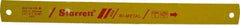 Starrett - 14" Long, 10 Teeth per Inch, Bi-Metal Power Hacksaw Blade - Toothed Edge, 1-3/8" Wide x 0.062" Thick - Benchmark Tooling