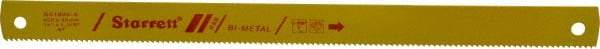 Starrett - 18" Long, 6 Teeth per Inch, Bi-Metal Power Hacksaw Blade - Toothed Edge, 1-3/8" Wide x 0.062" Thick - Benchmark Tooling