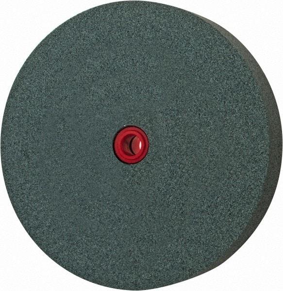 Norton - 60 Grit Silicon Carbide Bench & Pedestal Grinding Wheel - 10" Diam x 1-1/4" Hole x 1-1/2" Thick, 2485 Max RPM, I Hardness, Medium Grade , Vitrified Bond - Benchmark Tooling