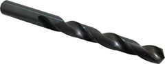 Hertel - 5/8" 118° High Speed Steel Jobber Drill - Oxide Finish, Right Hand Cut, Spiral Flute, Straight Shank, 7-1/8" OAL, Standard Point - Benchmark Tooling