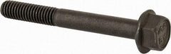 Value Collection - M6x1.00 Metric Coarse, 50mm Length Under Head, Hex Drive Flange Bolt - 20mm Thread Length, Grade 10.9 Alloy Steel, Smooth Flange, Phosphate & Oil Finish - Benchmark Tooling