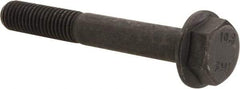 Value Collection - M8x1.25 Metric Coarse, 60mm Length Under Head, Hex Drive Flange Bolt - 30mm Thread Length, Grade 10.9 Alloy Steel, Smooth Flange, Phosphate & Oil Finish - Benchmark Tooling