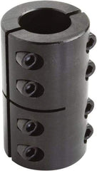 Climax Metal Products - 7/8" Inside x 1-5/8" Outside Diam, Two Piece Rigid Coupling without Keyway - 2-1/2" Long - Benchmark Tooling