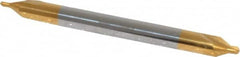 Hertel - #1 Plain Cut 60° Incl Angle Solid Carbide Combo Drill & Countersink - Benchmark Tooling