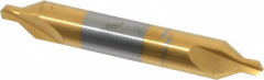 Hertel - #4 Plain Cut 60° Incl Angle Solid Carbide Combo Drill & Countersink - Benchmark Tooling