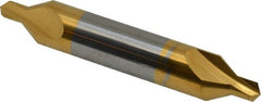 Hertel - #6 Plain Cut 60° Incl Angle Solid Carbide Combo Drill & Countersink - Benchmark Tooling