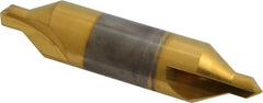 Hertel - #8 Plain Cut 60° Incl Angle Solid Carbide Combo Drill & Countersink - Benchmark Tooling