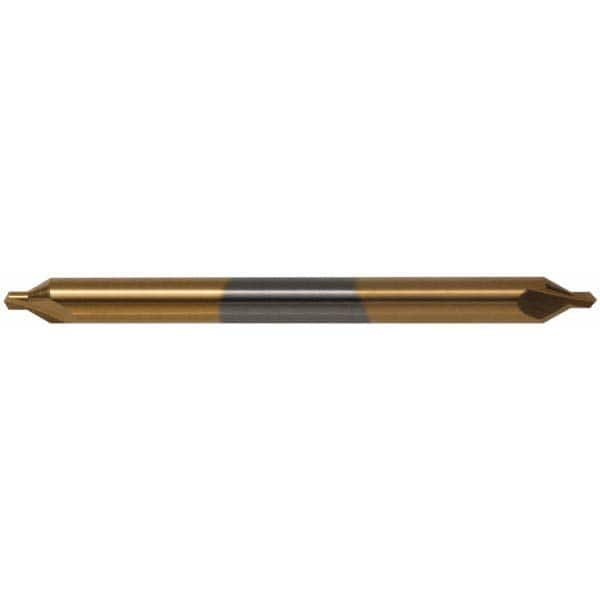 Hertel - #6 Plain Cut 60° Incl Angle Solid Carbide Combo Drill & Countersink - Benchmark Tooling