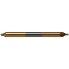 Hertel - #5 Plain Cut 60° Incl Angle Solid Carbide Combo Drill & Countersink - Benchmark Tooling