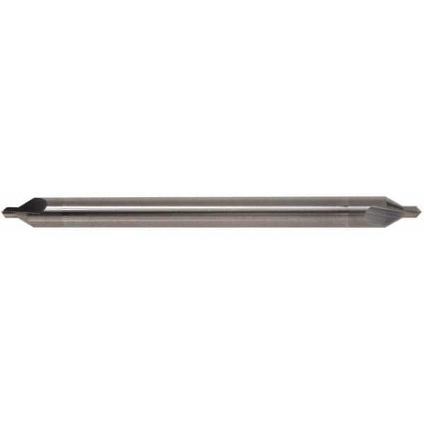 Hertel - #7 Plain Cut 82° Incl Angle Solid Carbide Combo Drill & Countersink - Benchmark Tooling