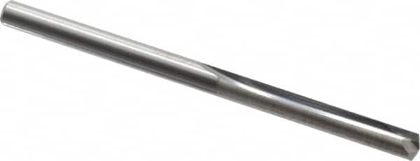 Hertel - #32, 0.116", 140° Point, Solid Carbide Straight Flute Drill Bit - Benchmark Tooling