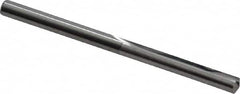 Hertel - #30, 0.1285", 140° Point, Solid Carbide Straight Flute Drill Bit - Benchmark Tooling