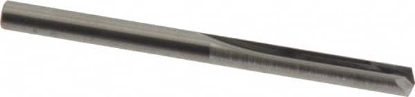 Hertel - #25, 0.1495", 140° Point, Solid Carbide Straight Flute Drill Bit - Benchmark Tooling