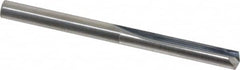 Hertel - #19, 0.166", 140° Point, Solid Carbide Straight Flute Drill Bit - Benchmark Tooling