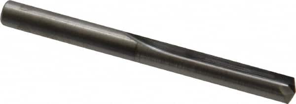 Hertel - #4, 0.209", 140° Point, Solid Carbide Straight Flute Drill Bit - Benchmark Tooling