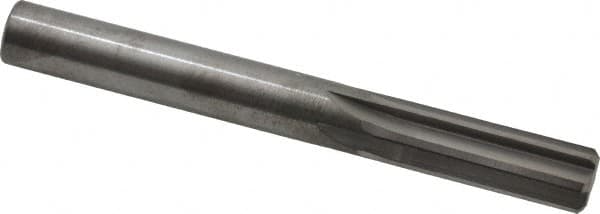 Hertel - Letter X Solid Carbide 6 Flute Chucking Reamer - Straight Flute, 0.397" Straight Shank, 1-1/4" Flute Length, 3-1/2" OAL - Benchmark Tooling