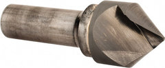 Hertel - 1-1/4" Head Diam, 3/4" Shank Diam, 1 Flute 90° Solid Carbide Countersink - Benchmark Tooling