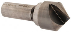 Hertel - 1-1/4" Head Diam, 3/4" Shank Diam, 1 Flute 100° Solid Carbide Countersink - Benchmark Tooling