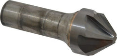 Hertel - 1-1/4" Head Diam, 3/4" Shank Diam, 6 Flute 82° Solid Carbide Countersink - Benchmark Tooling